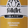 Folkart Acrylic Matte Mandarin 2 fl oz (12025) Folkart Acrylic Matte Mandarin 2 fl oz (12025)