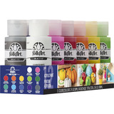 Folkart Acrylic Matte Paint Set Festival 12x2 fl oz (5070)
