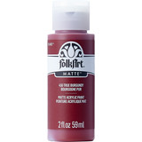 Folkart Acrylic Matte True Burgundy 2 fl oz (456) (DISCONTINUED)