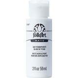 Folkart Acrylic Matte Titanium White 2 fl oz (480)