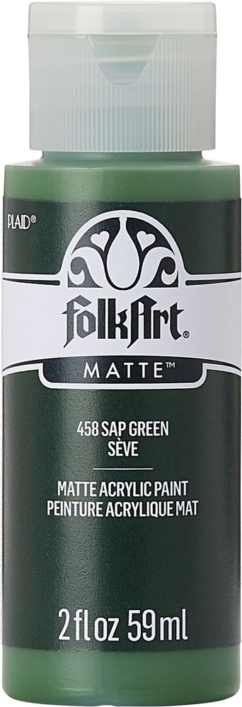 Folkart Acrylic Matte Sap Green 2 fl oz (458) Folkart Acrylic Matte Sap Green 2 fl oz (458)
