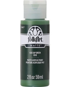 Folkart Acrylic Matte Sap Green 2 fl oz (458)