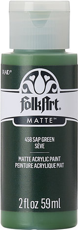 Folkart Acrylic Matte Sap Green 2 fl oz (458) Folkart Acrylic Matte Sap Green 2 fl oz (458)