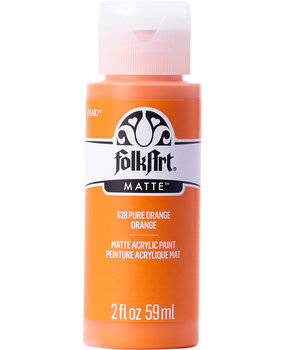 Folkart Acrylic Matte Pure Orange 2 fl oz (628) (DISCONTINUED)
