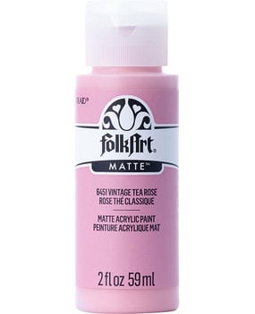 Folkart Acrylic Matte Vintage Tea Rose 2 fl oz (6451) (DISCONTINUED)