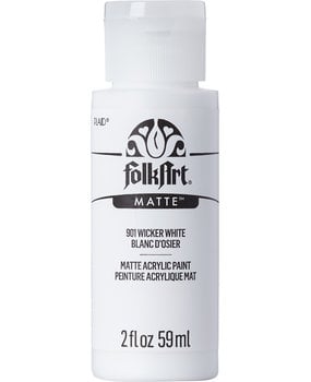 Folkart Acrylic Matte Wicker White 2 fl oz (901)