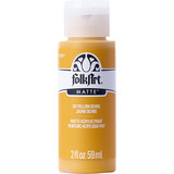 Folkart Acrylic Matte Yellow Ochre 2 fl oz (917) (DISCONTINUED)
