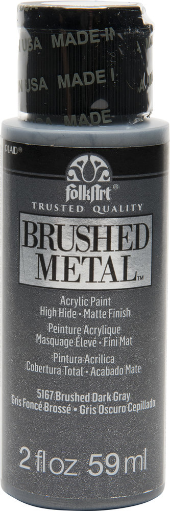 Folkart Brushed Metal Dark Gray 2 fl oz (5167) (DISCONTINUED) Folkart Brushed Metal Dark Gray 2 fl oz (5167) (DISCONTINUED)