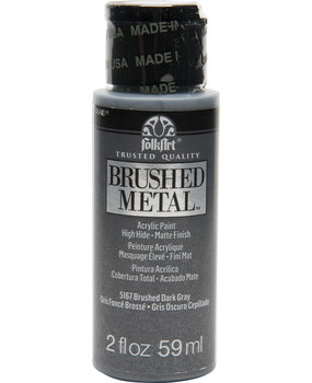 Folkart Brushed Metal Dark Gray 2 fl oz (5167) (DISCONTINUED) Folkart Brushed Metal Dark Gray 2 fl oz (5167) (DISCONTINUED)