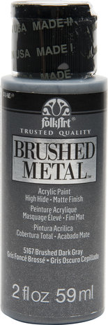 Folkart Brushed Metal Dark Gray 2 fl oz (5167) (DISCONTINUED) Folkart Brushed Metal Dark Gray 2 fl oz (5167) (DISCONTINUED)