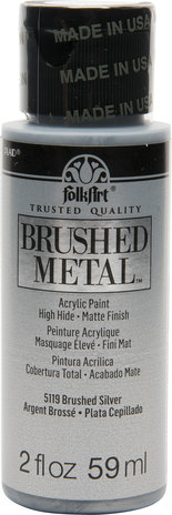 Folkart Brushed Metal Silver 2 fl oz (5119) (DISCONTINUED) Folkart Brushed Metal Silver 2 fl oz (5119) (DISCONTINUED)