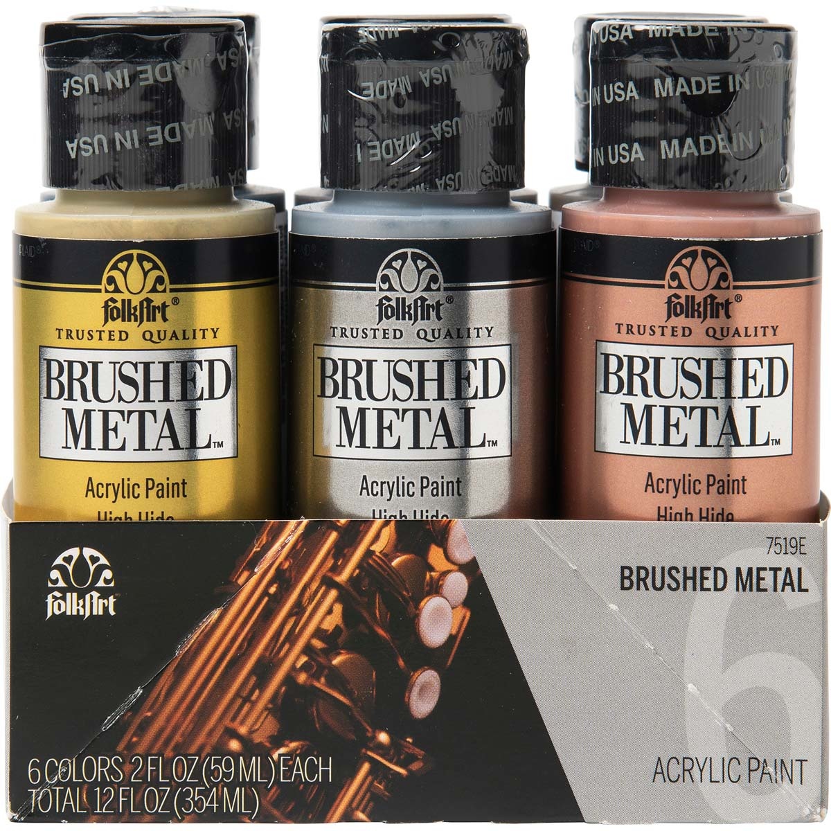 Brushed metals effect paint for any surface, for industry and hand