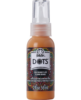 Folkart Dots Orange Flame 2 fl oz (12042) (DISCONTINUED)