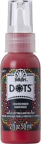 Folkart Dots Red Ribbon 2 fl oz (12040) (DISCONTINUED)