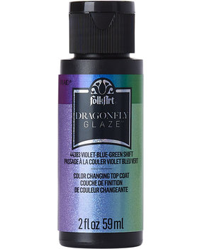 Folkart Dragonfly Glaze Violet-Blue-Green Shift 2 fl oz (44383)