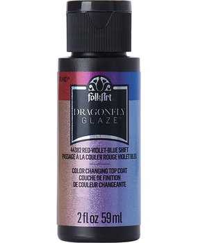 Folkart Dragonfly Glaze Red-Violet-Blue Shift 2 fl oz (44382)