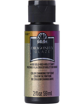 Folkart Dragonfly Glaze Gold-Red-Violet Shift 2 fl oz (44381)