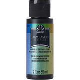 Folkart Dragonfly Glaze Blue-Green-Gold Shift 2 fl oz (44384)