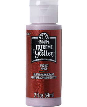 Folkart Extreme Glitter Red 2 fl oz (2792)