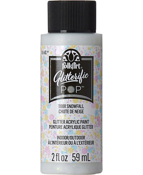 Folkart Glitterific Pop Snowfall 2 fl oz (11991)