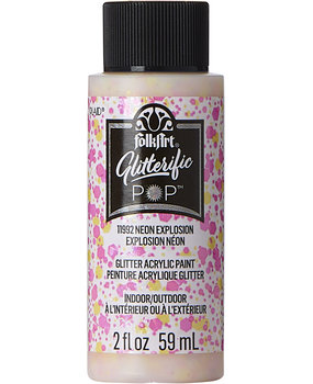 Folkart Glitterific Pop Neon Explosion 2 fl oz (11992)