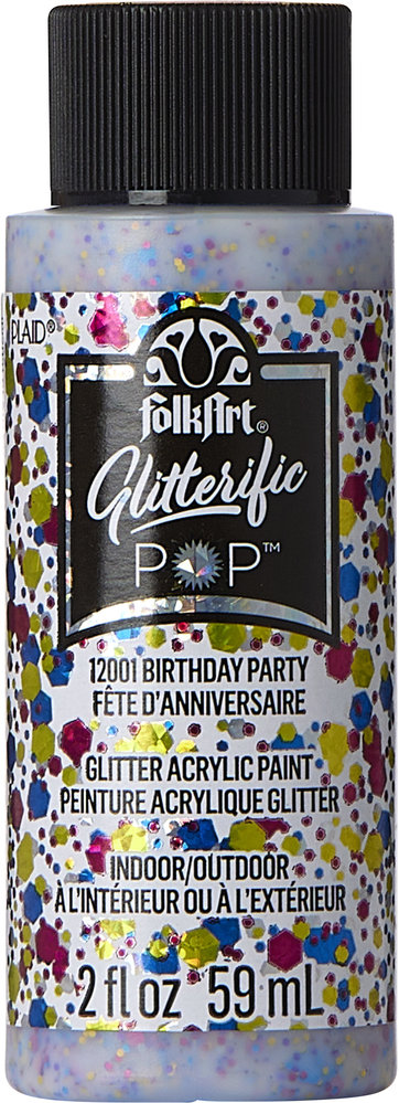 Folkart Glitterific Pop Birthday Party 2 fl oz (12001)