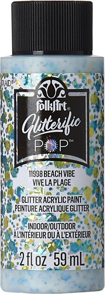 Folkart Glitterific Pop Beach Vibe 2 fl oz (11998) Folkart Glitterific Pop Beach Vibe 2 fl oz (11998)