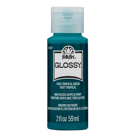 Folkart Glossy Tropical Green 2 fl oz (11825) (DISCONTINUED)