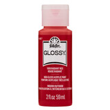 Folkart Glossy Radiant Red 2 fl oz (11818) (DISCONTINUED)