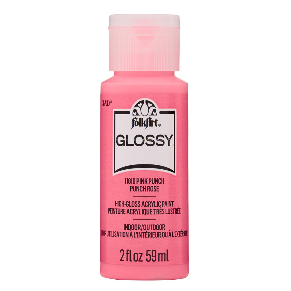 Folkart Glossy Pink Punch 2 fl oz (11816) (DISCONTINUED)