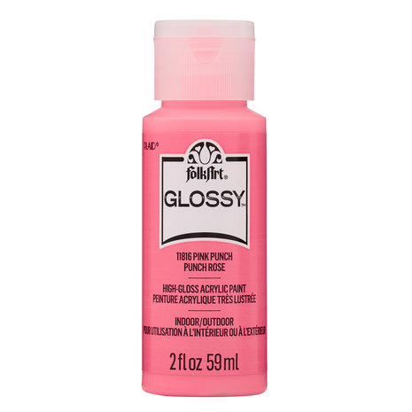 Folkart Glossy Pink Punch 2 fl oz (11816) (DISCONTINUED)