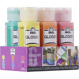 Folkart Glossy Paint Set 6x2 fl oz (49905) (DISCONTINUED)