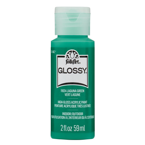 Folkart Glossy Laguna Green 2 fl oz (11824) (DISCONTINUED)