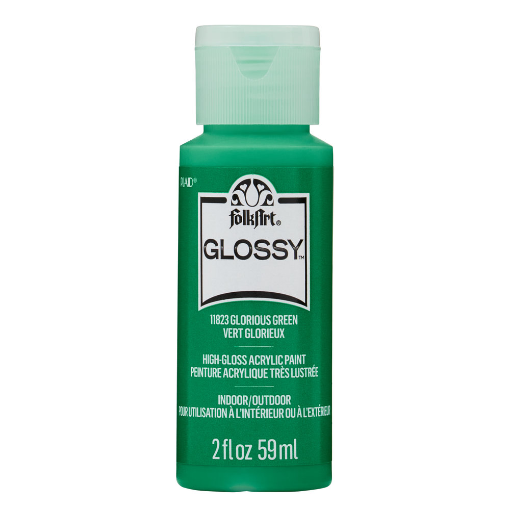 Folkart Glossy Glorious Green 2 fl oz (11823) (DISCONTINUED)