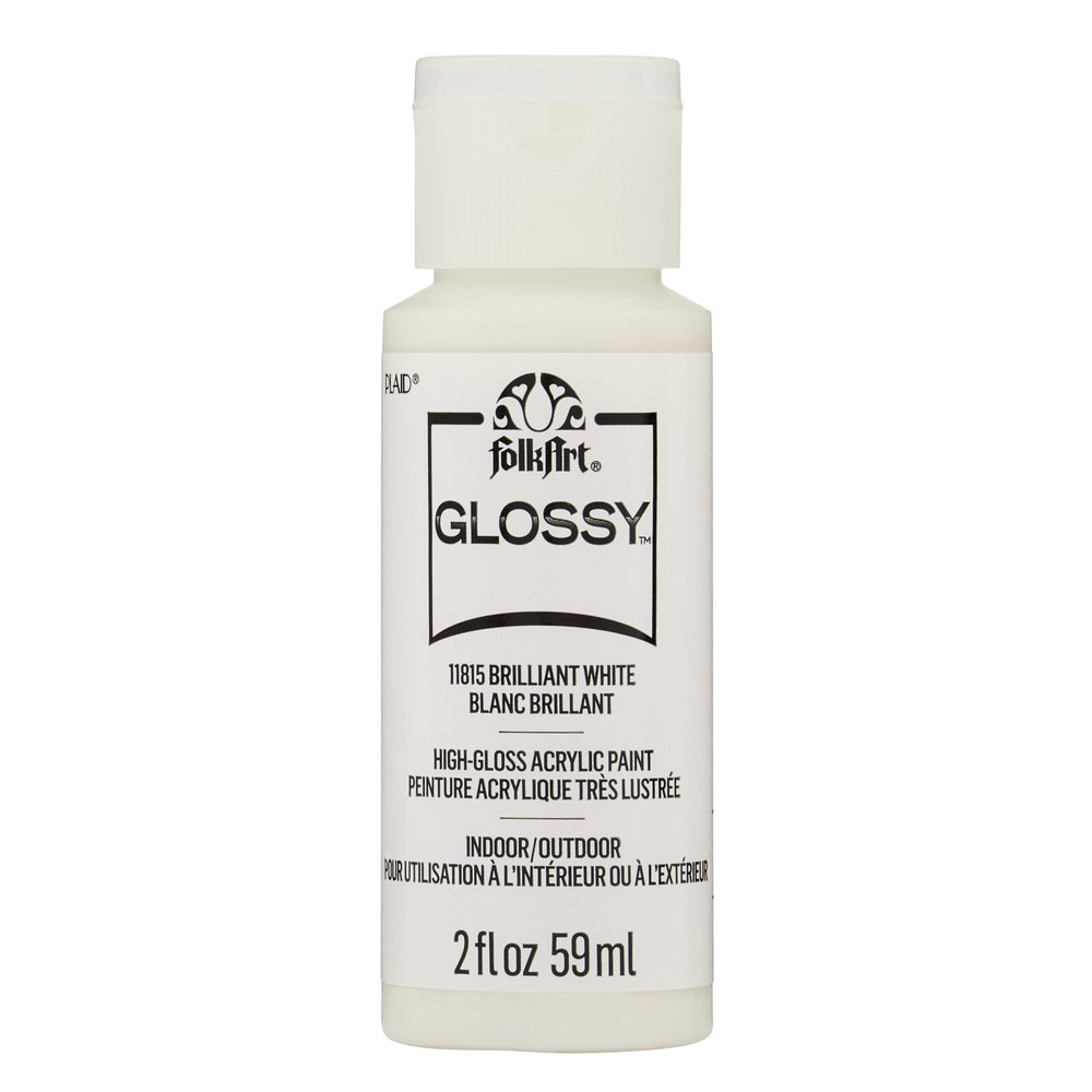 Folkart Glossy Brilliant White 2 fl oz (11815) (DISCONTINUED) Folkart Glossy Brilliant White 2 fl oz (11815) (DISCONTINUED)
