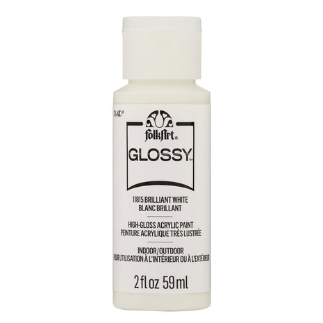 Folkart Glossy Brilliant White 2 fl oz (11815) (DISCONTINUED) Folkart Glossy Brilliant White 2 fl oz (11815) (DISCONTINUED)