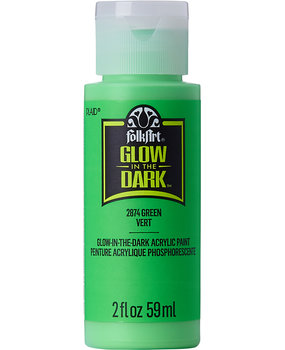 Folkart Glow-In-The-Dark Green 2 fl oz (2874)