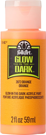 Folkart Glow-In-The-Dark Orange 2 fl oz (2872) Folkart Glow-In-The-Dark Orange 2 fl oz (2872)