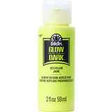Folkart Glow-In-The-Dark Yellow 2 fl oz (2873)