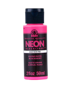 Folkart Neon Blacklight Pink 2 fl oz (2850) (DISCONTINUED)
