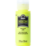 Folkart Neon Blacklight Yellow 2 fl oz (2853) (DISCONTINUED)
