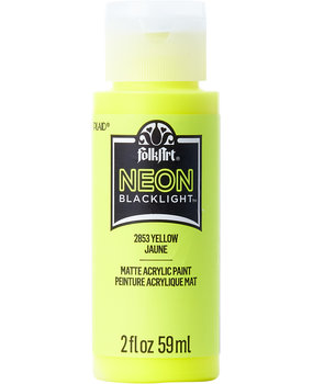 Folkart Neon Blacklight Yellow 2 fl oz (2853) (DISCONTINUED)