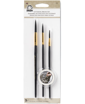 Folkart Lettering Brush Set (3pcs) (61114) (DISCONTINUED)