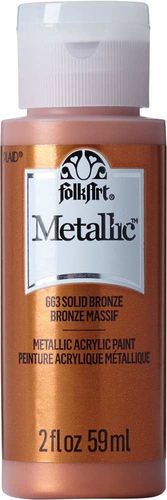 Folkart Metallic Solid Bronze 2 fl oz (663) Folkart Metallic Solid Bronze 2 fl oz (663)