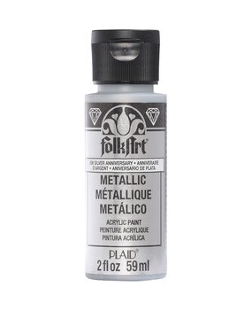 Folkart Metallic Silver Anniversary 2 fl oz (506)