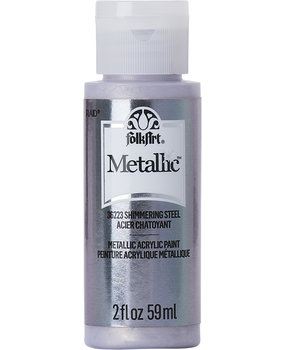 Folkart Metallic Shimmering Steel 2 fl oz (36223) (DISCONTINUED)