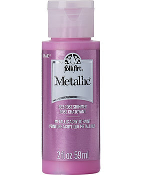Folkart Metallic Rose Shimmer 2 fl oz (652)