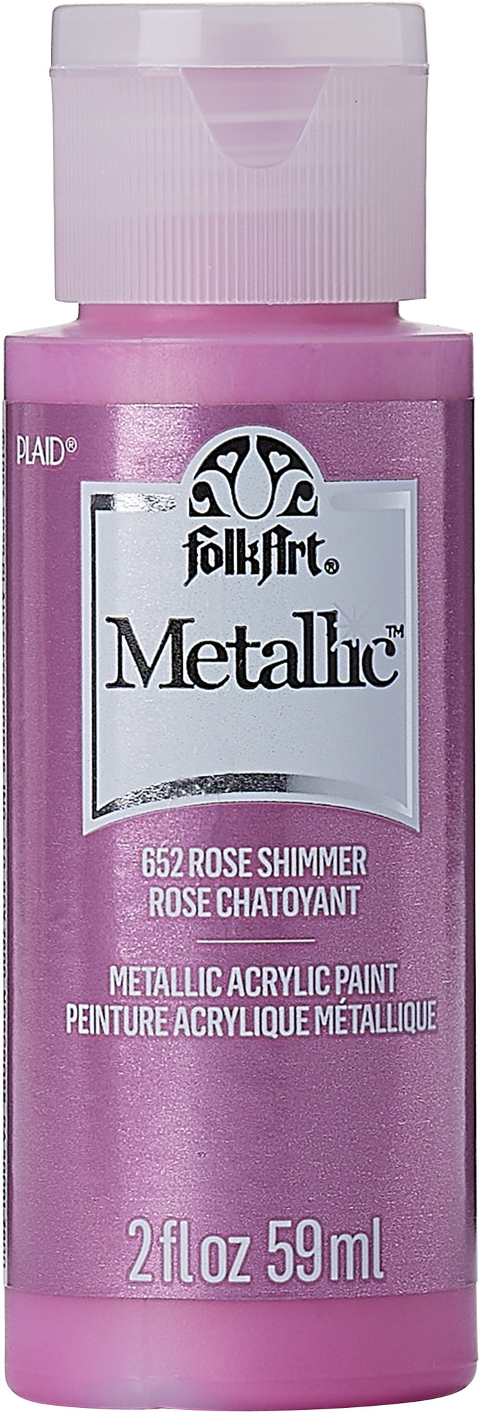 Metallic Rose Shimmer 2 fl oz (652) - Craftlines B.V.