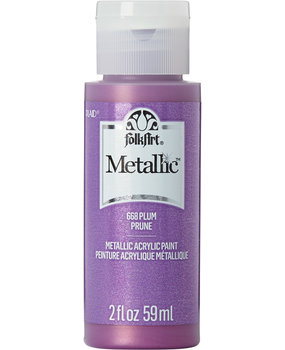 Folkart Metallic Plum 2 fl oz (668) (DISCONTINUED)