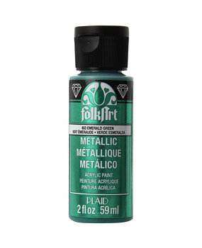 Folkart Metallic Emerald Green 2 fl oz (653)